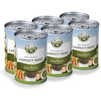 Bellfor Hundefutter Nass mit Insekten Landgut-Menü - 6x400g