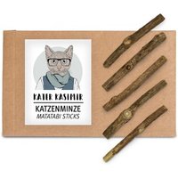 Kater Kasimir Katzenminze Sticks (Matatabi-Kausticks) Katzenminze Spielzeug, Katzen Kauhölzer, Sticks für Katzen Zahnpflege
