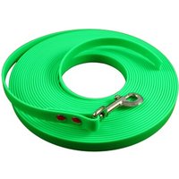 bio-leine 15-25 kg Biothane Schleppleine neon grün 12 m