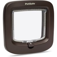 PetSafe Katzenklappe mit manueller Verriegelung, Braun