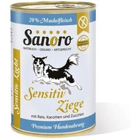 Sanoro Sensitiv Ziege mit BIO-Gemüse 12x400g