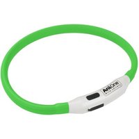 AniOne blinkendes Silikon-Halsband grün