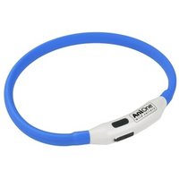 AniOne blinkendes Silikon-Halsband blau