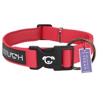 STUCH Hundehalsband gepolstert u. verstellbar rot M