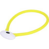 AniOne Leuchtring Silikon Kette gelb S-M
