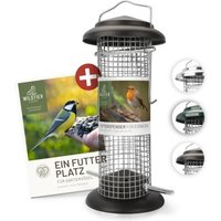 wildtier liebe Futterspender für Erdnüsse 23,5cm, Schwarz