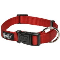 AniOne Halsband Classic Nylon rot L
