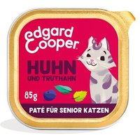 Edgard & Cooper Nassfutter Katze Senior Paté Truthahn und Huhn 16x85 g