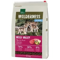 REAL NATURE WILDERNESS Trockenfutter Hund, Junior, Wild Valley Pferd und Rind 4 kg