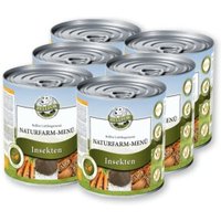 Bellfor Hundefutter Nass mit Insekten - Naturfarm-Menü - 6x800g