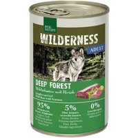 REAL NATURE WILDERNESS Nassfutter Hund, Adult, Deep Forest, Wildschwein mit Hirsch 12x400 g