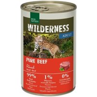 REAL NATURE WILDERNESS Nassfutter Katze, Adult Pure Beef 6x400 g