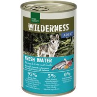 REAL NATURE WILDERNESS Nassfutter Hund, Adult, Fresh Water, Hering, Lachs und Ente 6x400 g