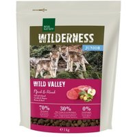 REAL NATURE WILDERNESS Trockenfutter Hund, Junior, Wild Valley Pferd und Rind 1 kg