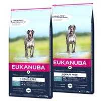 EUKANUBA Trockenfutter Hund Large Breed Adult, getreidefrei mit Fisch 2x12 kg