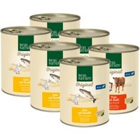 REAL NATURE Nassfutter Hund, Adult 6x800 g Mixpaket 3