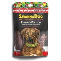 SavannaDog Streifenfleisch vom südafrikanischen Strauß 100g