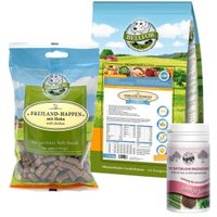 Bellfor Welpenfutter Set für kleine Rassen: getreidefreie Trockenfutter + gesunde Soft-snack + Immun Pulver für Welpen