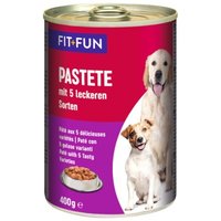 FIT+FUN Pastete 5 leckere Sorten 6x400 g