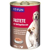 FIT+FUN Pastete Geflügelherzen 6x400 g
