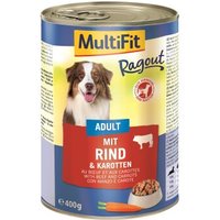 MultiFit Adult Ragout Rind und Karotten 12x400 g