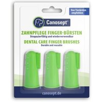 Canosept 3x Zahnpflege Finger-Bürsten