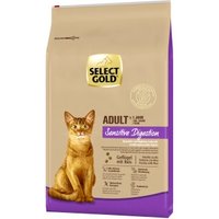 SELECT GOLD Sensitive Digestion Trockenfutter Katze Adult Geflügel und Reis 7 kg