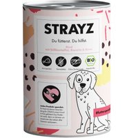 STRAYZ BIO 6x400g Rind mit Süßkartoffel, Karotte und Birne