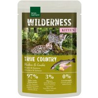 REAL NATURE WILDERNESS Nassfutter Katze, Kitten 12x85 g True Country, Huhn und Lachs
