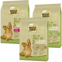 SELECT GOLD Sensitive XS Adult Probierpaket 3x1kg