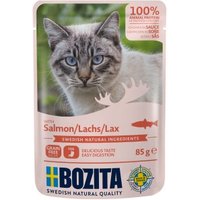 BOZITA Pouch Häppchen in Soße 12x85g Lachs