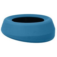 Kurgo Spritzfreier Wander-Wassernapf für Hunde blau
