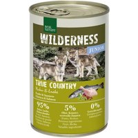 REAL NATURE WILDERNESS Nassfutter Hund, Junior, Huhn mit Lachs 6x400 g
