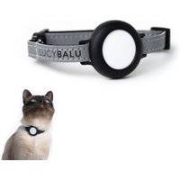 LucyBalu DORI AirTag Katzenhalsband (Nylon) grau
