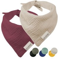 PIUPET Hundehalstuch-Set beige/ rot S