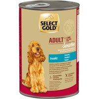 SELECT GOLD Nasfutter Hund Extra Sensitive Adult Insect 12x400 g
