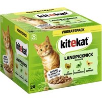 Kitekat Multipack Landpicknick in Sauce 24x85 g