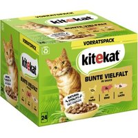 Kitekat Multipack Bunte Vielfalt in Sauce 24x85 g