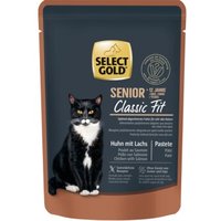 SELECT GOLD Senior +12 Huhn mit Lachs 24x85 g