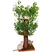 RHR Quality Kratzbaum Design Natural Leaves
