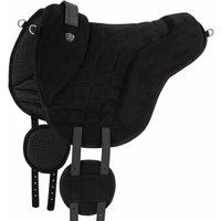 Equinate Reitpad Harper aus synthetischem Wildleder schwarz L