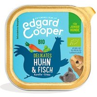 Edgard & Cooper Adult Bio 17x100g Delikates Huhn und Fisch