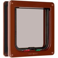 Cat Mate Manuelle Katzenklappe mit 4-Wege-Verriegelung - 235 braun