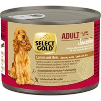 SELECT GOLD Nassfutter Hund Sensitive Adult Lamm mit Reis 12x200 g