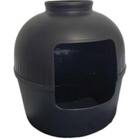 RHR Quality Katzentoilette Flower XXL schwarz