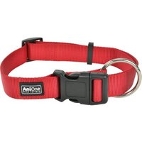 AniOne Halsband Classic Nylon rot XL