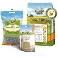 Bellfor Spezielles Futterset für große Hunde mit Leishmaniose - Naturgut-Schmaus 4 kg + Landgut-Happen 200 g + Immun 80 g