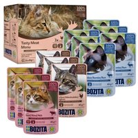BOZITA Nassfutter für Katzen Adult Fleischmenü Multibox 12x85 g