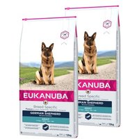 EUKANUBA Trockenfutter für Hunde, rassespezifisch Deutscher Schäferhund Erwachsener 2x12 kg