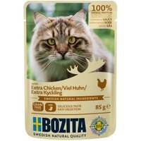 BOZITA Pouch Häppchen in Soße 12x85g Hühnchen